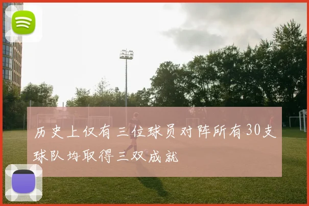 历史上仅有三位球员对阵所有30支球队均取得三双成就